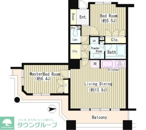 石神井公園ピアレス・ザ・タワーの物件間取画像